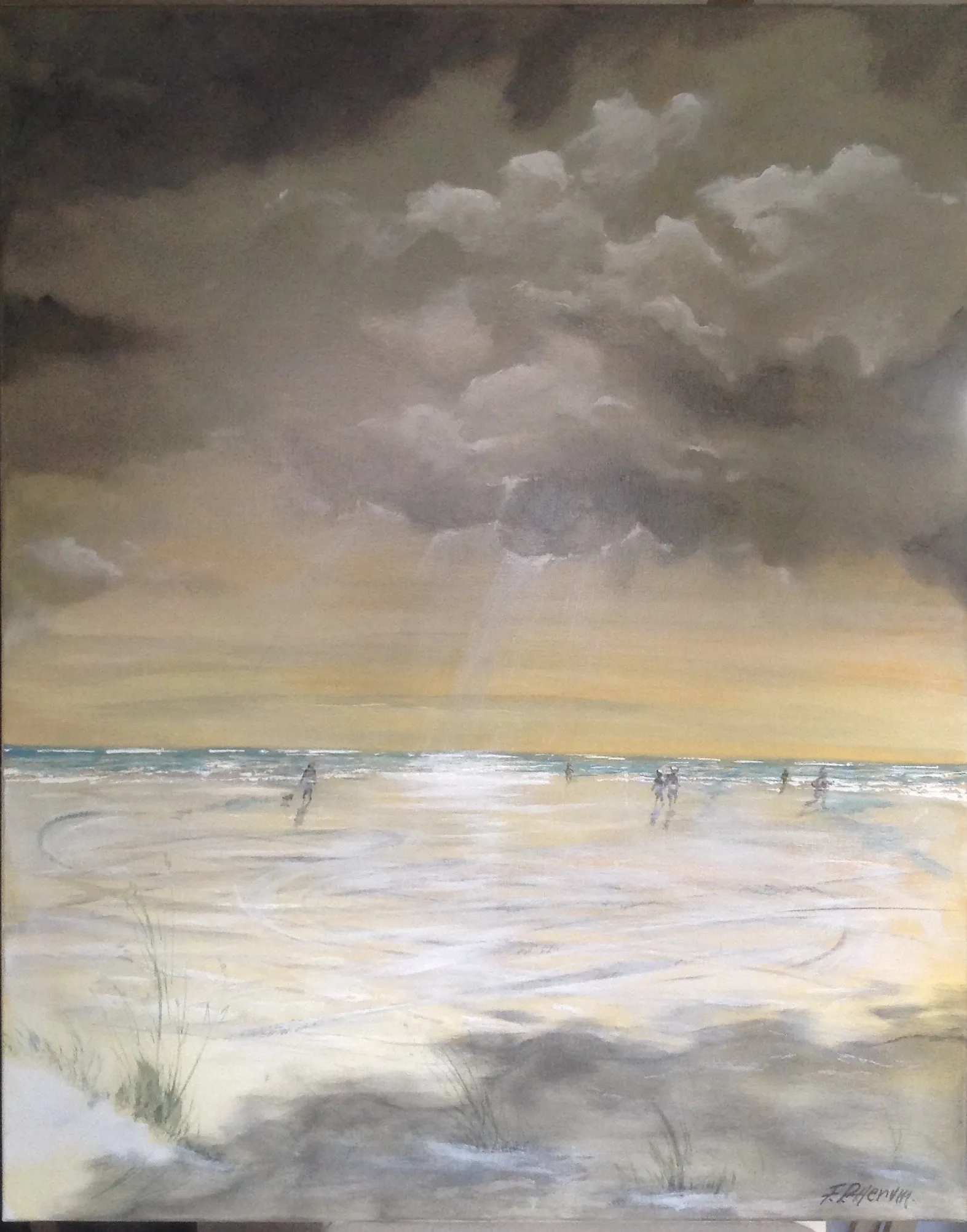 Maleri nr 100 80 cm X 100 cm